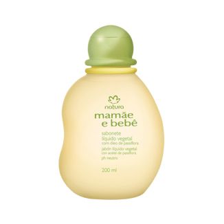 Natura Mamãe e Bebê Sabonete Líquido Vegetal